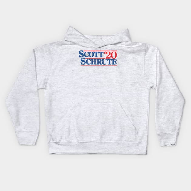 Michael Scott - Dwight Schrute 2020 Kids Hoodie by huckblade